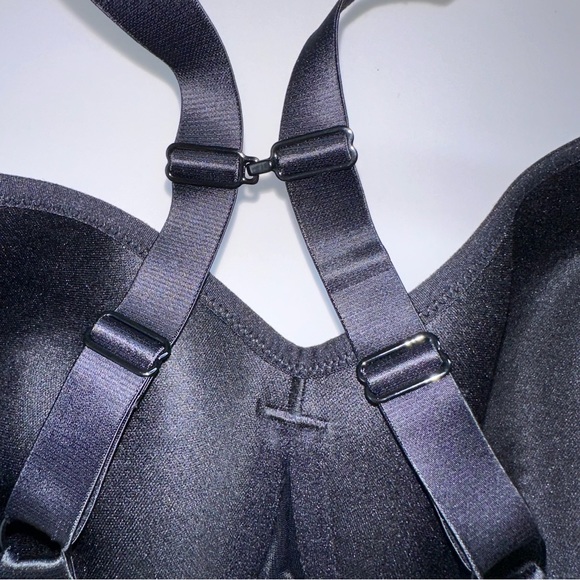 Torrid Black Sport Bra 40DD Med Impact Underwire Convertible Straps - Picture 7 of 12